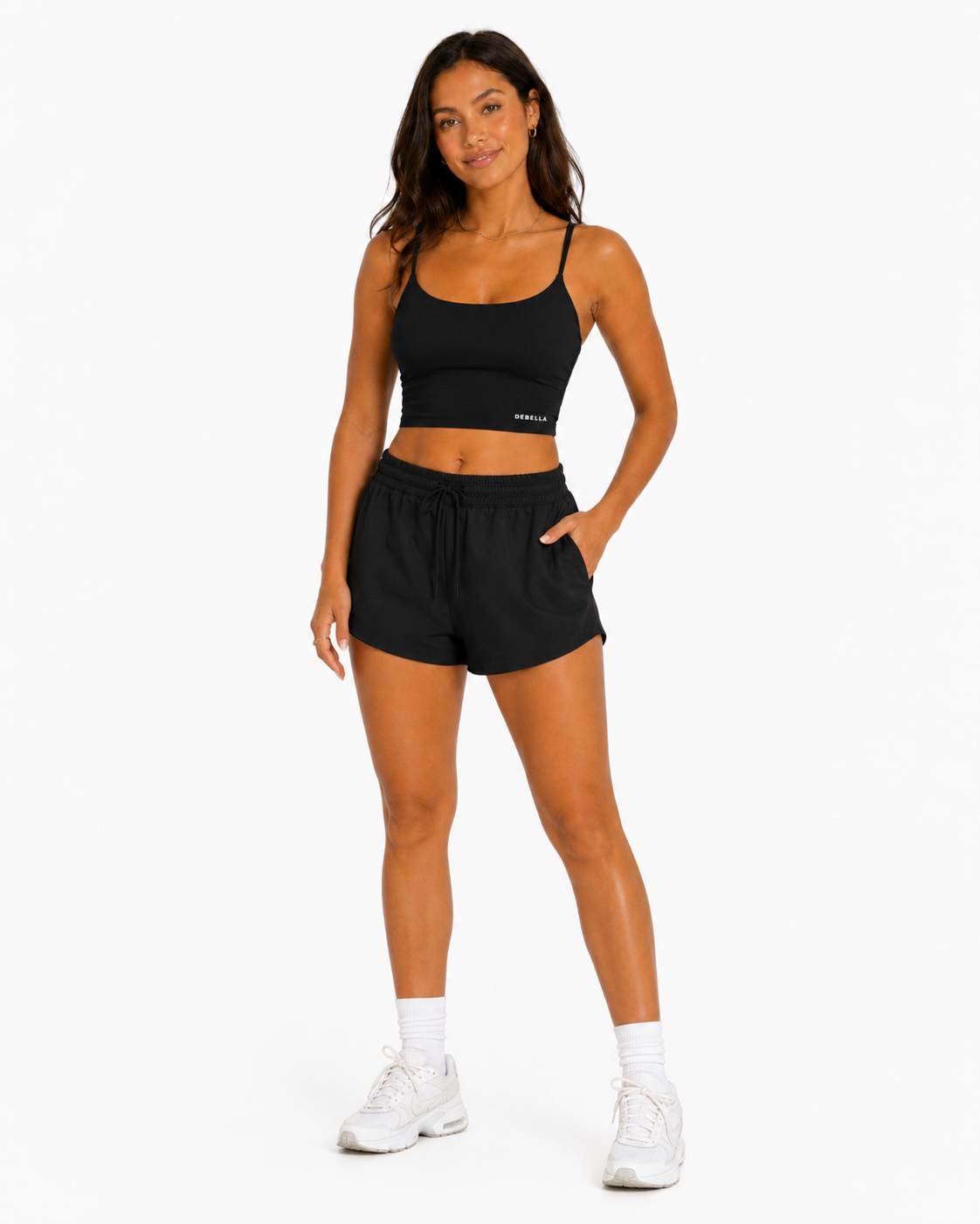 Luxe Crop Sports Bra