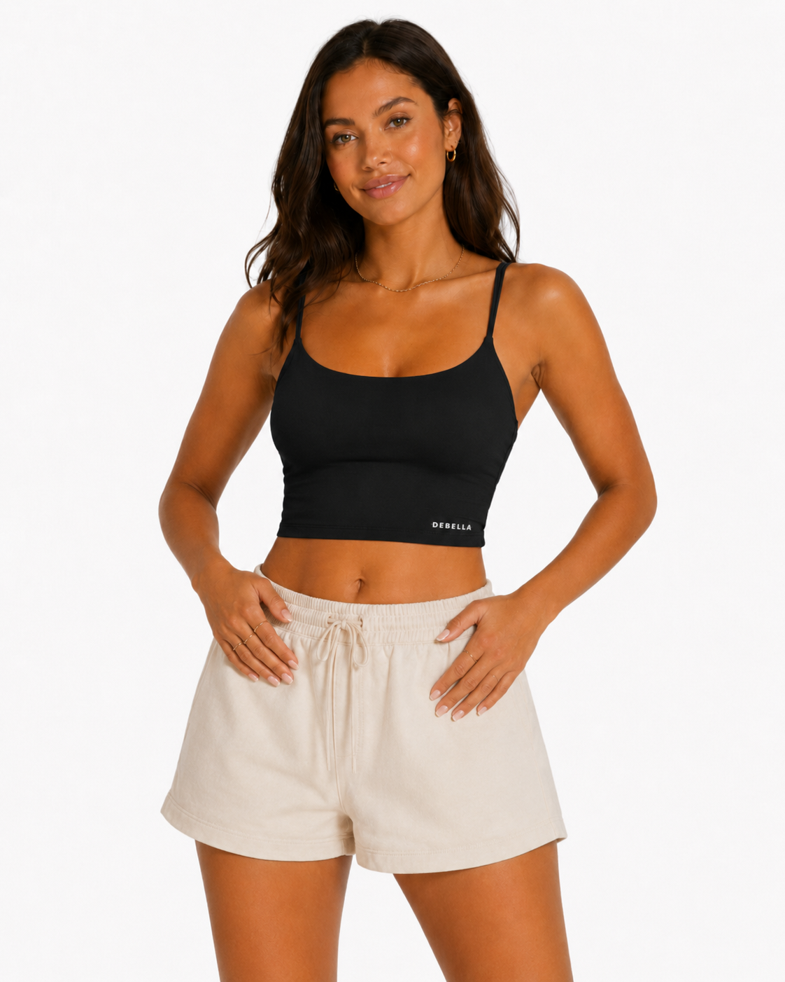 Luxe Crop Sports Bra
