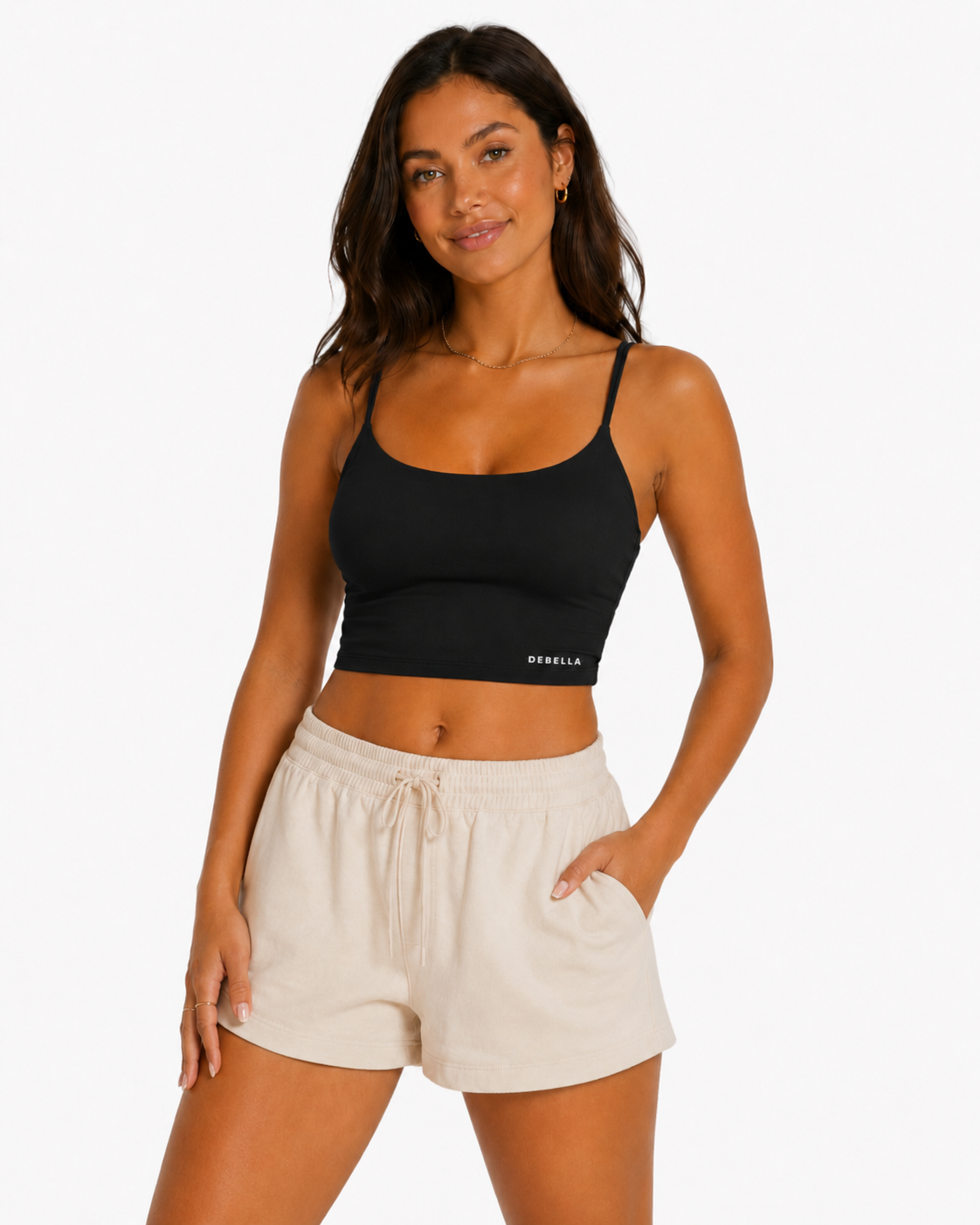 Luxe Crop Sports Bra