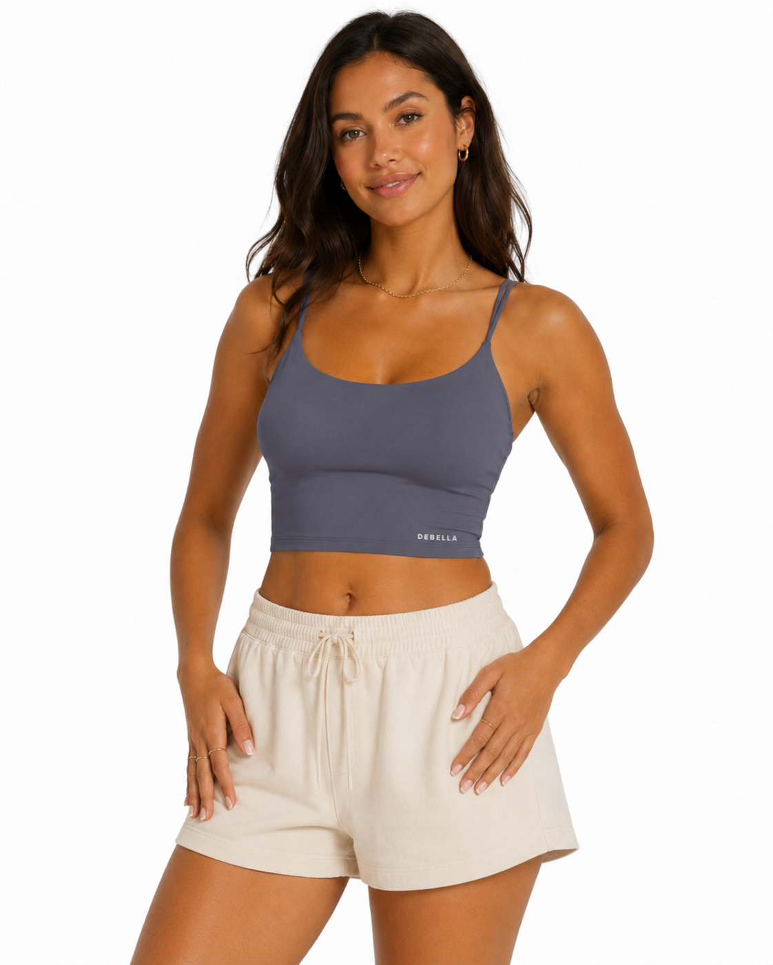 Luxe Crop Sports Bra