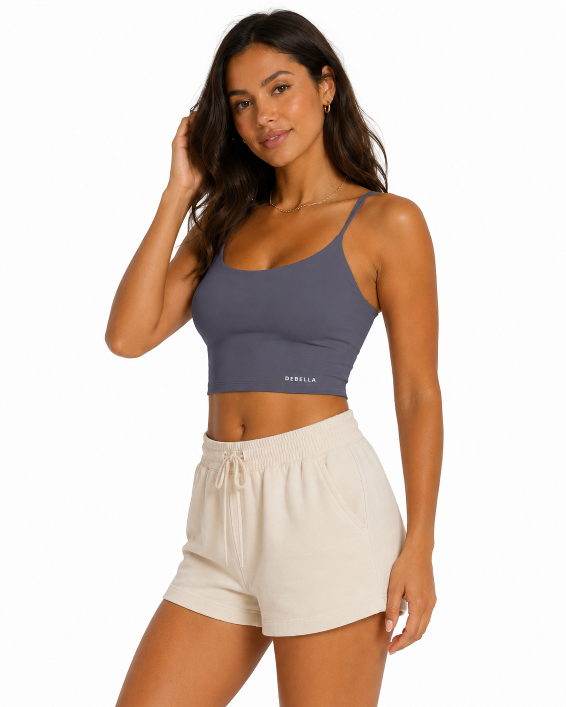 Luxe Crop Sports Bra