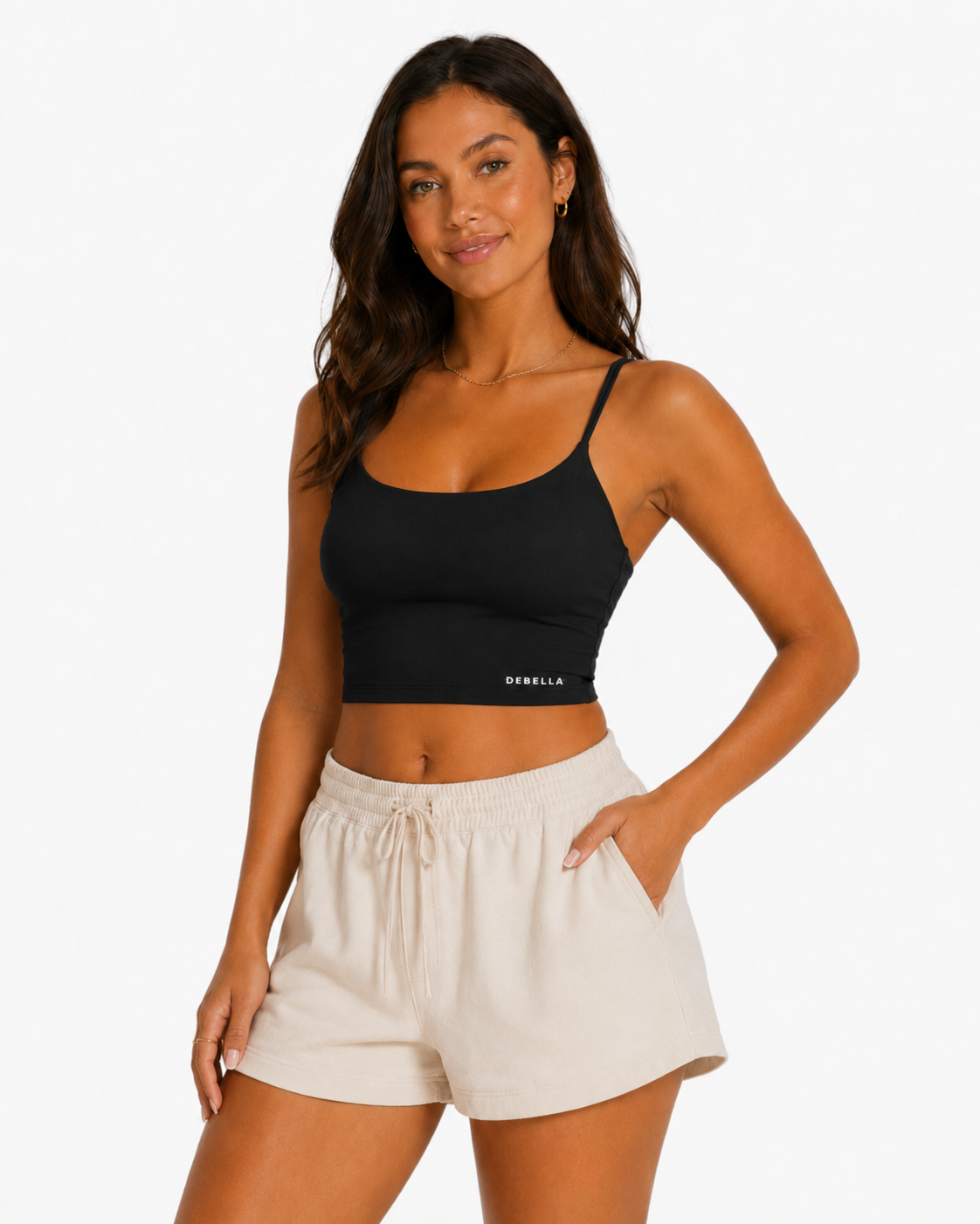 Luxe Crop Sports Bra