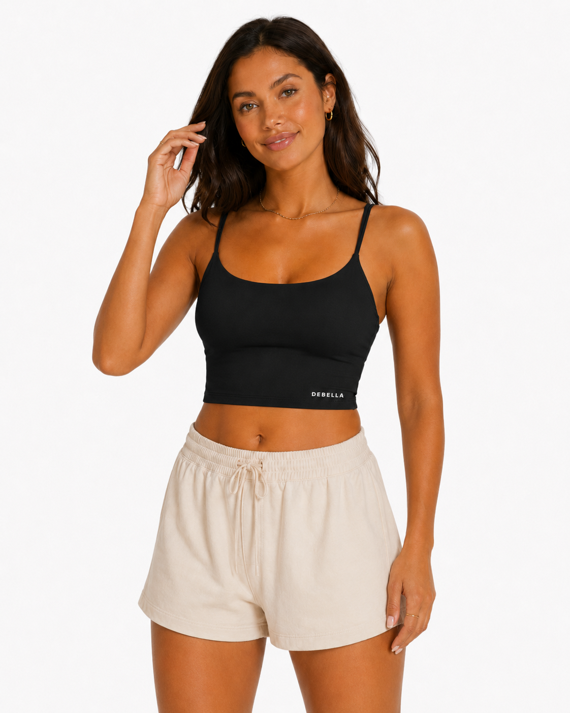 Luxe Crop Sports Bra